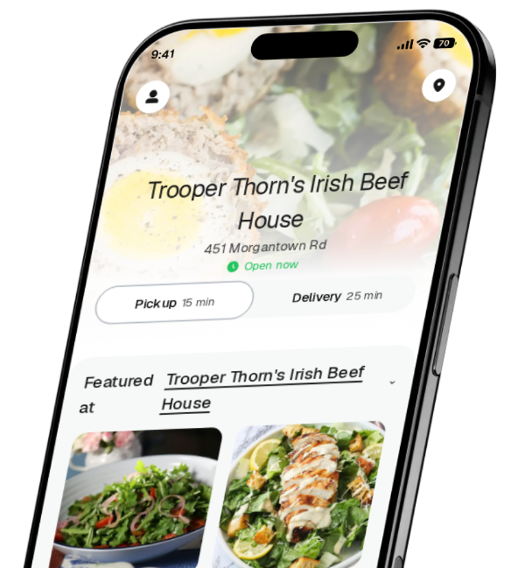 Trooper Thorn's Irish Beef House app preview