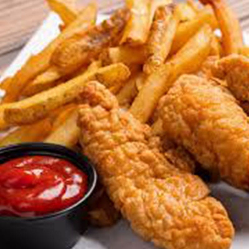 Chicken & Chips.