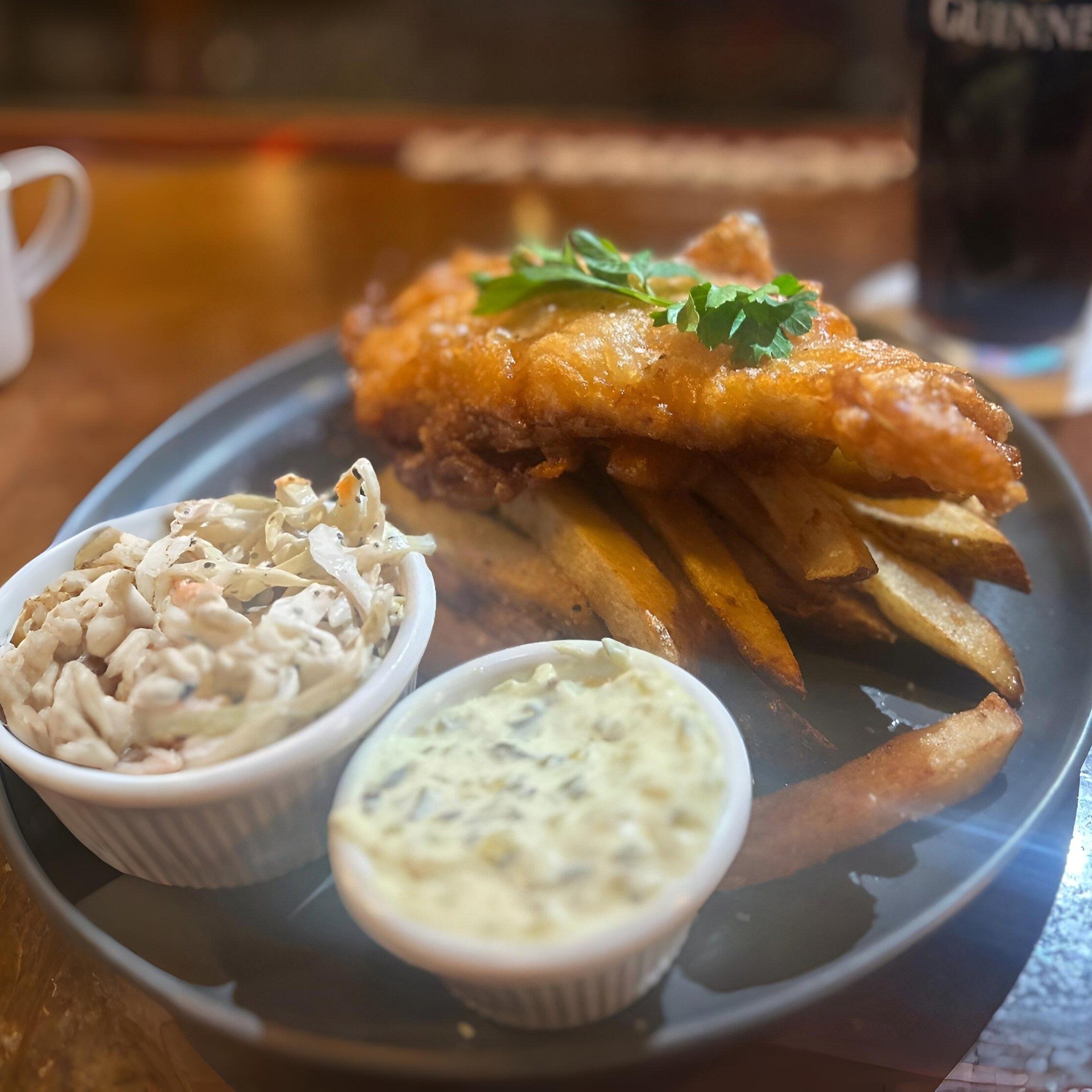 Fish and Chips.