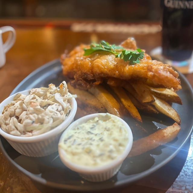 Fish and Chips.