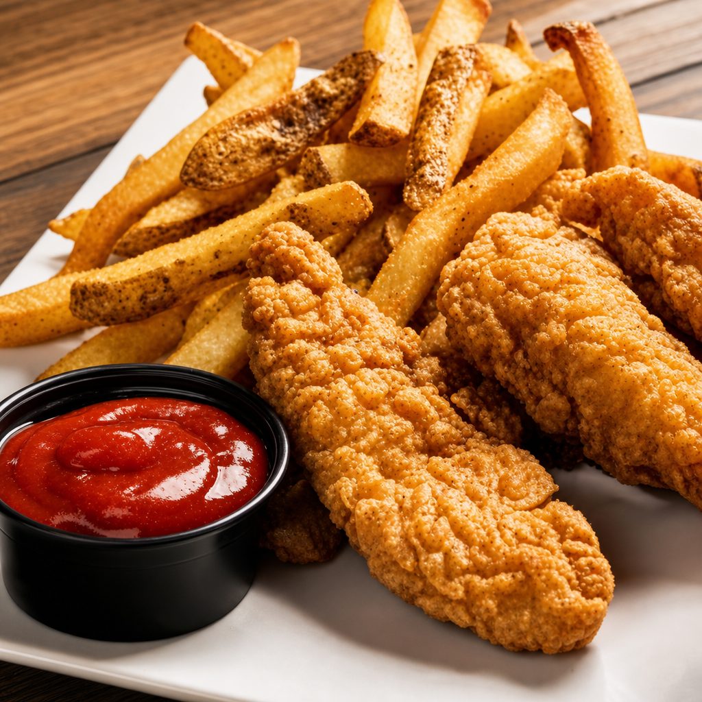 Chicken & Chips Brunch.