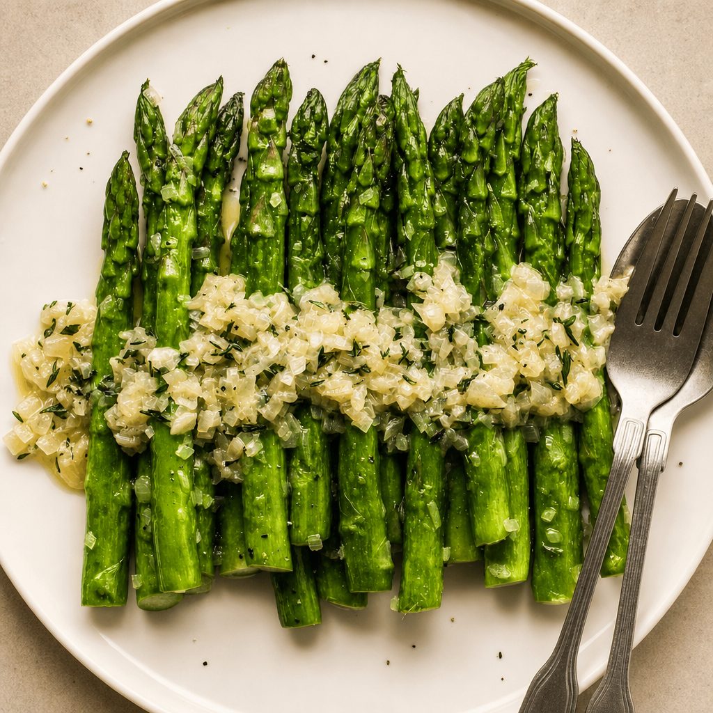 Asparagus / Sautéed Spinach / Seasonal Vegetables.