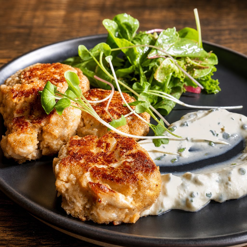 Crab Cakes.